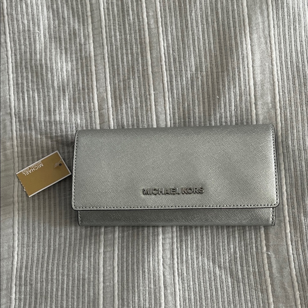 Michael Kors Silver Wallet